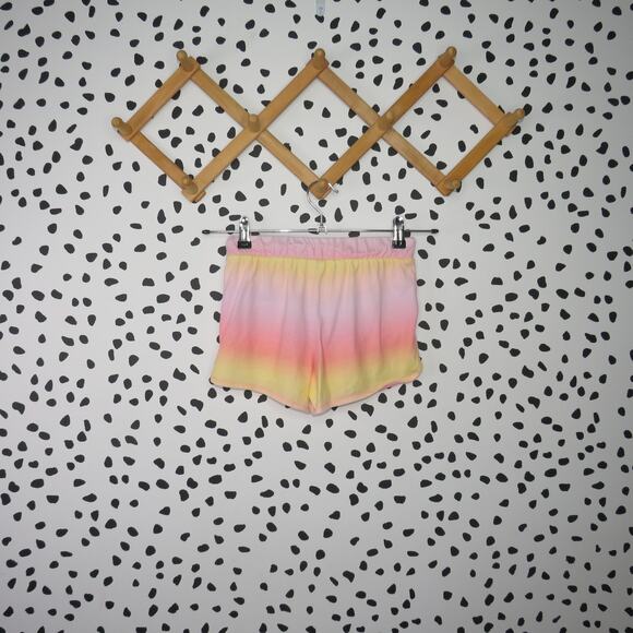 Old Navy Pink Omber Drawstring Casual Girls Shorts - Picture 3 of 6